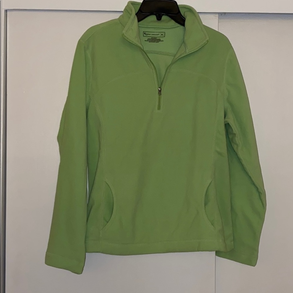 Light green Tel Gear fleece pullover